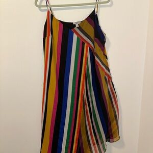 Bar iii Multicolor Striped Spaghetti Strap Dress